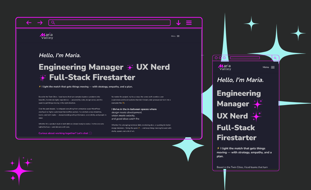 Designing My Digital Home: A UX-Driven Portfolio Redesign